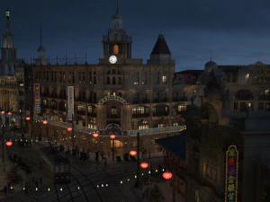 shanghai film and tv park 3D Model