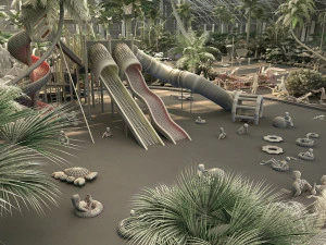 water slide 3D Model