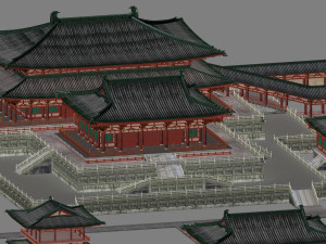 ancient palace Model 3D