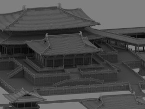 ancient palace Model 3D
