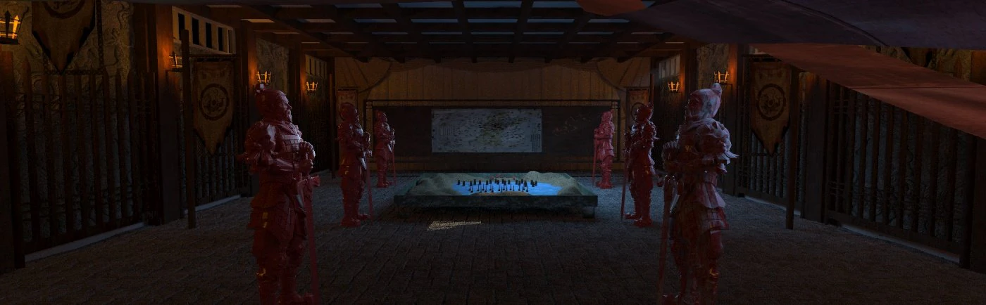 ancient military camp 3D Model .c4d .max .obj .3ds .fbx .stl .blend 