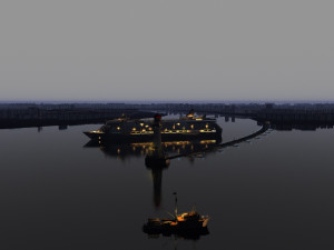 city night scene Modelo 3D