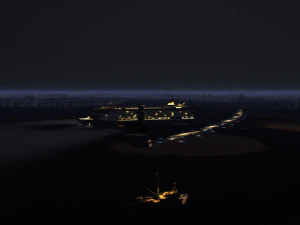 city night scene 3D Model
