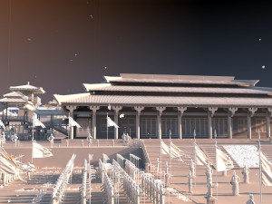 ancient palace 3D Model