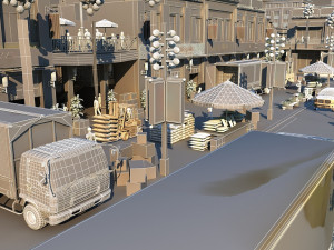 logistics transporter 3D Модель