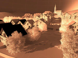 small town 3D Model