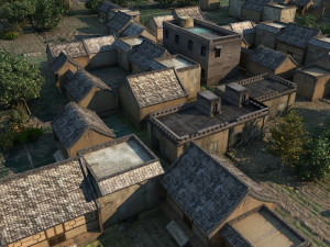 village Modèle 3D