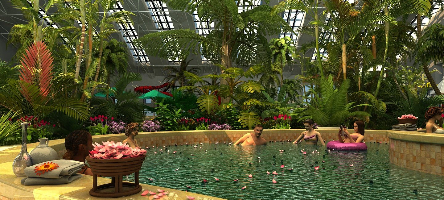 spa 3D Model .c4d .max .obj .3ds .fbx .stl .blend 