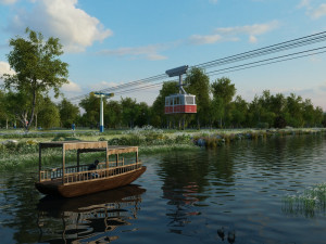 cable car 3D Model