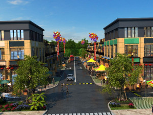 commercial street 3D Model