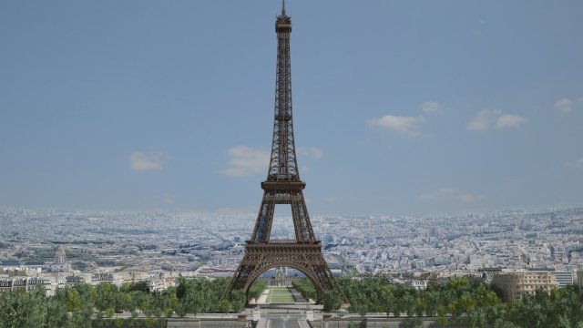 eifel tower Model 3D .c4d .max .obj .3ds .fbx .stl .blend 