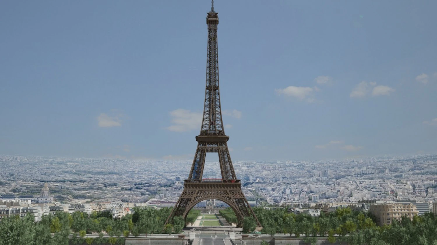 eifel tower 3D Model .c4d .max .obj .3ds .fbx .stl .blend 