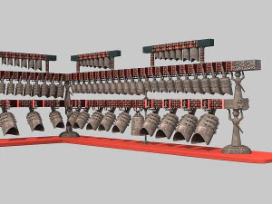 ancient clock 3D Model