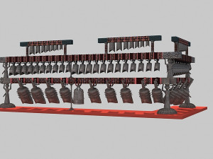 ancient clock 3D 모델