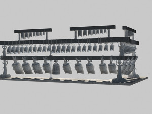 ancient clock 3D 모델