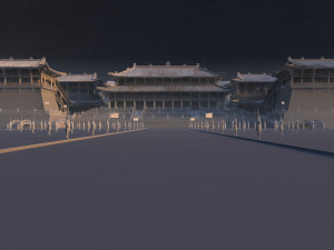 ancient palace 3D Model