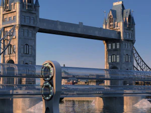 Londra k&ouml;pr&uuml;s&uuml; 3D Model