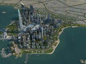 都市の建物 3Dモデル