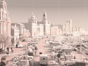 shanghai bund 3D 모델
