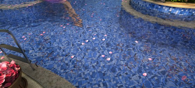 fish pool 3D Model .c4d .max .obj .3ds .fbx .stl .blend 