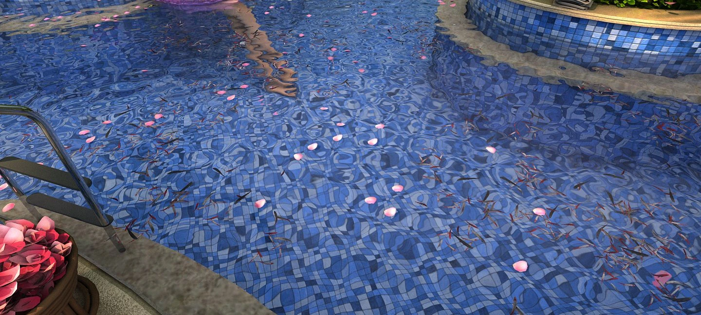 fish pool 3D Model .c4d .max .obj .3ds .fbx .stl .blend 