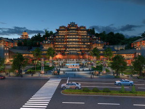 ancient town 3D Model