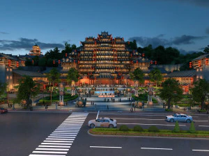 starożytne miasto Model 3D