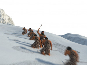 snow mountain Modelo 3D