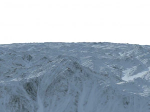 snow mountain 3D Model