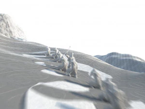 snow mountain 3D Model