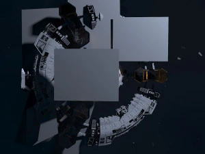 spaceship 3D Model