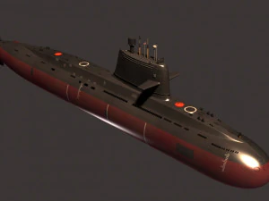 submarine 3D Model