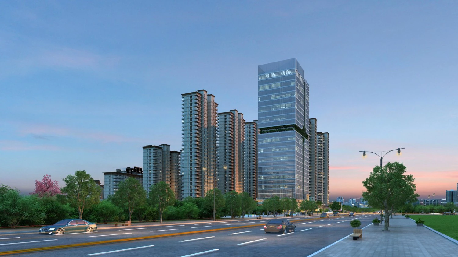 city building 3D Model .c4d .max .obj .3ds .fbx .stl .blend