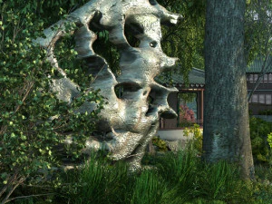 고대 정원 3D 모델