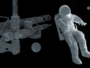 astronaut 3D Модель