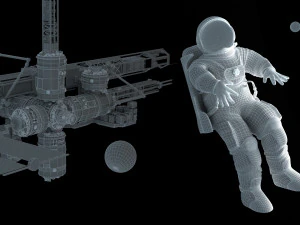 astronaut 3D Model