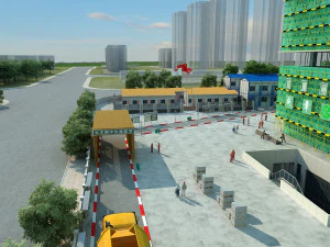 건설 현장 3D 모델