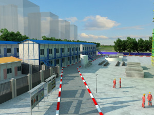 construction site 3Dモデル