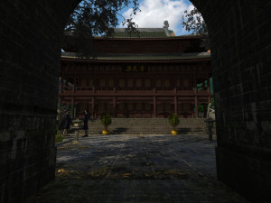 taoist temple 3D 模型