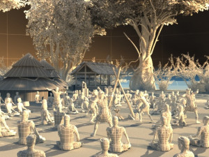 primitive 3D मॉडल