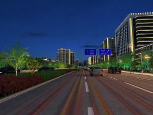 शहर की इमारत 3D मॉडल