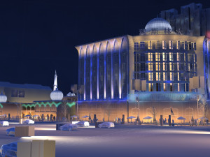 city building 3D 模型