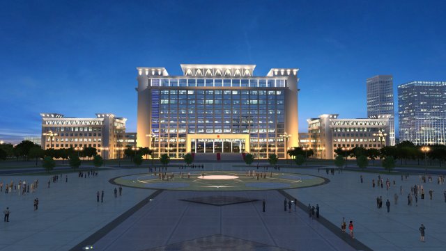 city building 3D Model .c4d .max .obj .3ds .fbx .stl .blend