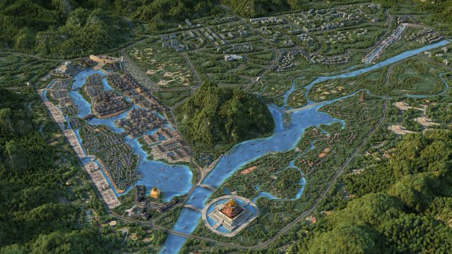 ancient city 3D Model .c4d .max .obj .3ds .fbx .stl .blend 