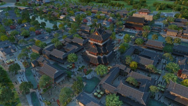 ancient city 3D Model .c4d .max .obj .3ds .fbx .stl .blend 