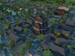 ancient city Model 3D