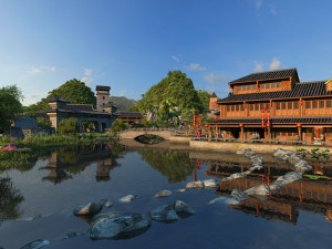 ancient city Model 3D
