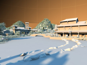 ancient city Model 3D