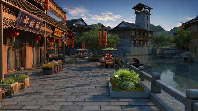 ancient city Modelo 3D .c4d .max .obj .3ds .fbx .stl .blend 