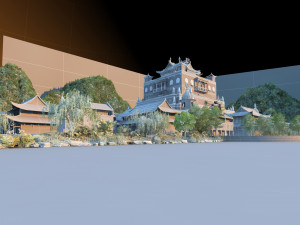 ancient temple 3D Модель